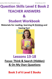 Question Skills E Bk3|Book 3 of 6 books that teach Grade 5 students question-answering