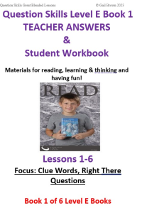 Question Skills E Bk1|Book 1 of 6 books that teach Grade 5 students question-answering